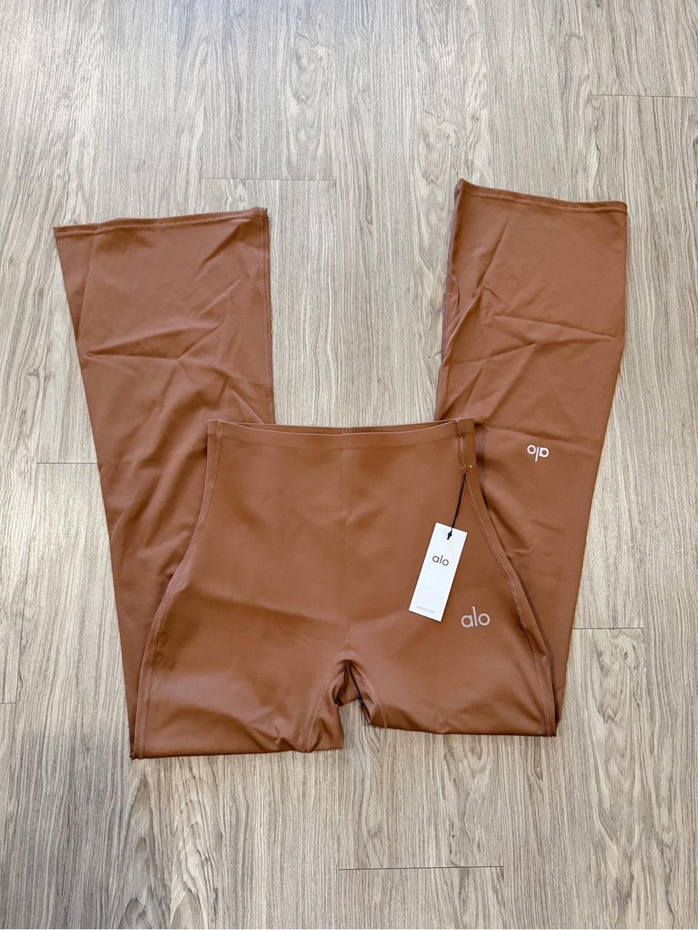 ALO Yoga women Flared Leggings in Brown